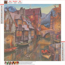 Load image into Gallery viewer, Diamond Painting - Full Round - Lake View House (40*40CM)
