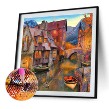 Load image into Gallery viewer, Diamond Painting - Full Round - Lake View House (40*40CM)
