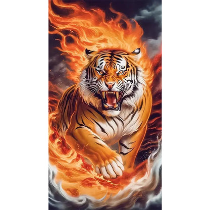 Diamond Painting - Full Round - Tiger (40*70CM)