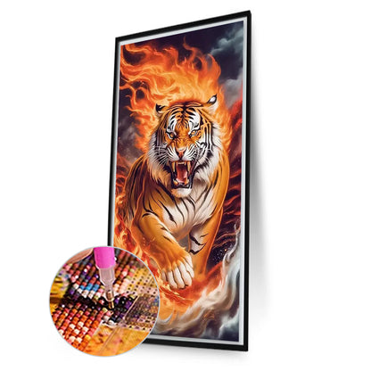 Diamond Painting - Full Round - Tiger (40*70CM)