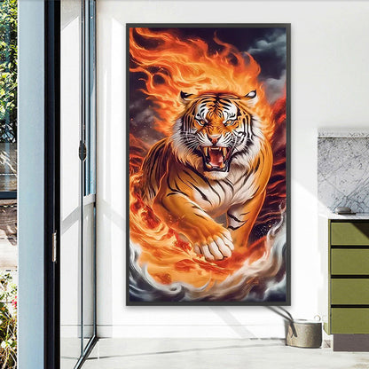 Diamond Painting - Full Round - Tiger (40*70CM)