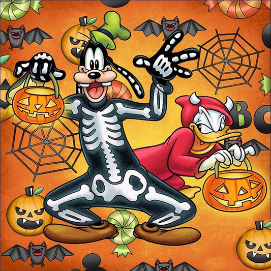 Diamond Painting - Full Square - Halloween Dog (40*40CM)