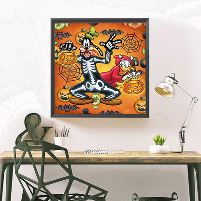 Diamond Painting - Full Square - Halloween Dog (40*40CM)
