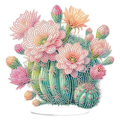 Acrylic Special Shaped Plants 5D DIY Diamond Art Tabletop Decorations for Adults