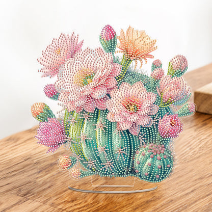 Acrylic Special Shaped Plants 5D DIY Diamond Art Tabletop Decorations for Adults