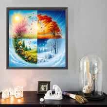 Load image into Gallery viewer, Diamond Painting - Full Round - Seasonal Trees (40*40CM)
