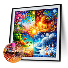 Load image into Gallery viewer, Diamond Painting - Full Round - Seasonal Trees (40*40CM)
