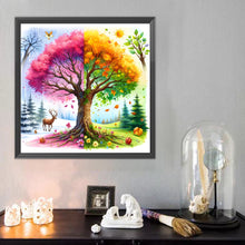 Load image into Gallery viewer, Diamond Painting - Full Round - Seasonal Trees (40*40CM)
