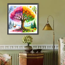 Load image into Gallery viewer, Diamond Painting - Full Round - Seasonal Trees (40*40CM)
