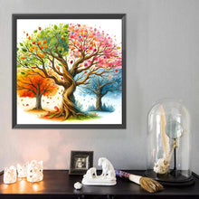 Load image into Gallery viewer, Diamond Painting - Full Round - Seasonal Trees (40*40CM)

