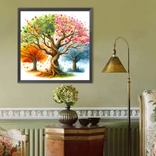 Load image into Gallery viewer, Diamond Painting - Full Round - Seasonal Trees (40*40CM)
