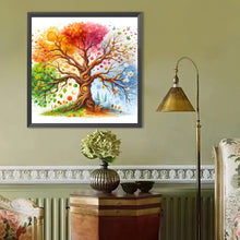 Load image into Gallery viewer, Diamond Painting - Full Round - Seasonal Trees (40*40CM)
