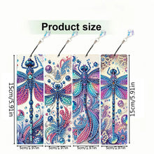 Load image into Gallery viewer, 4 Pcs Animal Diamond Painting Bookmarks Diamond Art Bookmarks for Book Lovers
