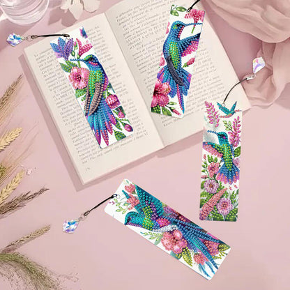 4 Pcs Animal Diamond Painting Bookmarks Diamond Art Bookmarks for Book Lovers
