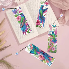 Load image into Gallery viewer, 4 Pcs Animal Diamond Painting Bookmarks Diamond Art Bookmarks for Book Lovers
