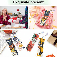 Load image into Gallery viewer, 4 Pcs Animal Diamond Painting Bookmarks Diamond Art Bookmarks for Book Lovers
