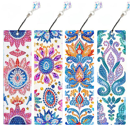 4 Pcs Animal Diamond Painting Bookmarks Diamond Art Bookmarks for Book Lovers