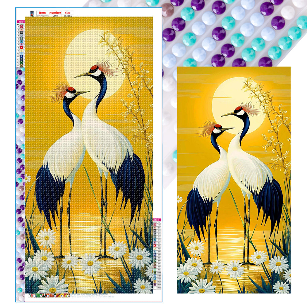 Diamond Painting - Full Round - Crane (40*80CM)