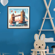 Load image into Gallery viewer, Diamond Painting - Full Round - Famous Buildings With Stamps (30*30CM)
