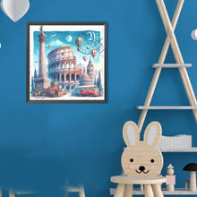Load image into Gallery viewer, Diamond Painting - Full Round - Famous Buildings With Stamps (30*30CM)
