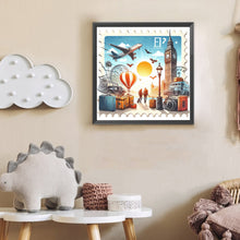 Load image into Gallery viewer, Diamond Painting - Full Round - Famous Buildings With Stamps (30*30CM)
