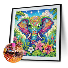 Load image into Gallery viewer, Diamond Painting - Partial Special Shaped - Elephant (30*30CM)
