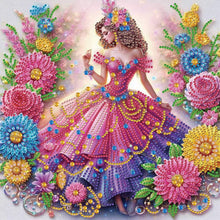 Load image into Gallery viewer, Diamond Painting - Partial Special Shaped - Princess (30*30CM)
