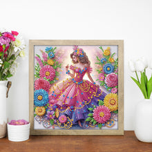 Load image into Gallery viewer, Diamond Painting - Partial Special Shaped - Princess (30*30CM)
