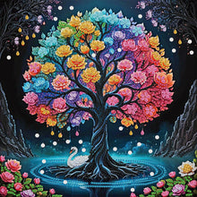 Load image into Gallery viewer, Diamond Painting - Partial Special Shaped - Tree (30*30CM)
