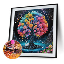 Load image into Gallery viewer, Diamond Painting - Partial Special Shaped - Tree (30*30CM)

