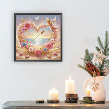 Load image into Gallery viewer, Diamond Painting - Partial Special Shaped - Love On The Beach (30*30CM)
