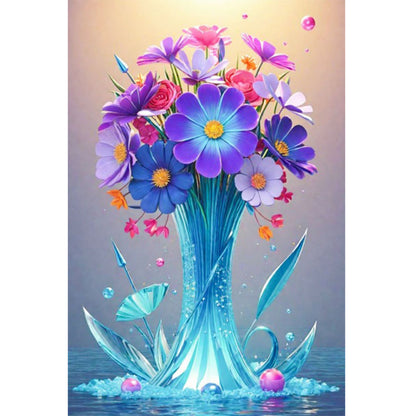 Diamond Painting - Full Square - Crystal Flowers (40*60CM)