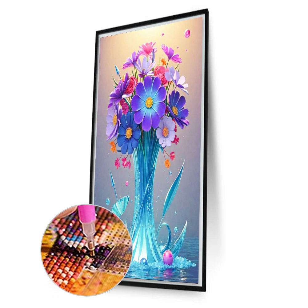 Diamond Painting - Full Square - Crystal Flowers (40*60CM)