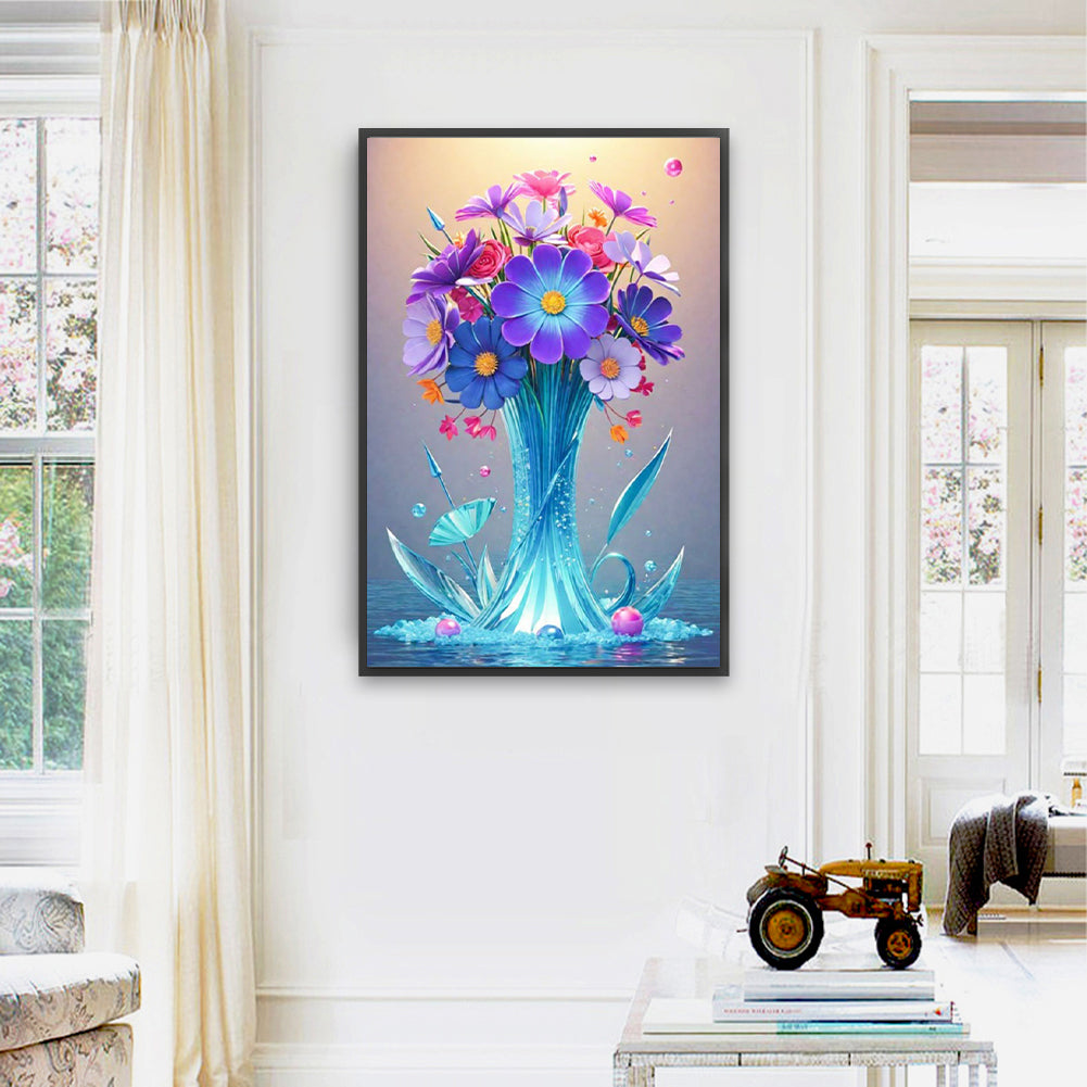Diamond Painting - Full Square - Crystal Flowers (40*60CM)