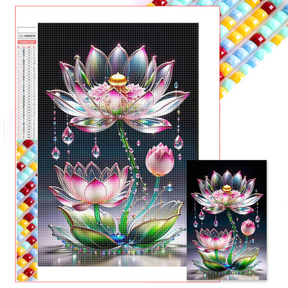 Diamond Painting - Full Square - Crystal Flowers (40*60CM)