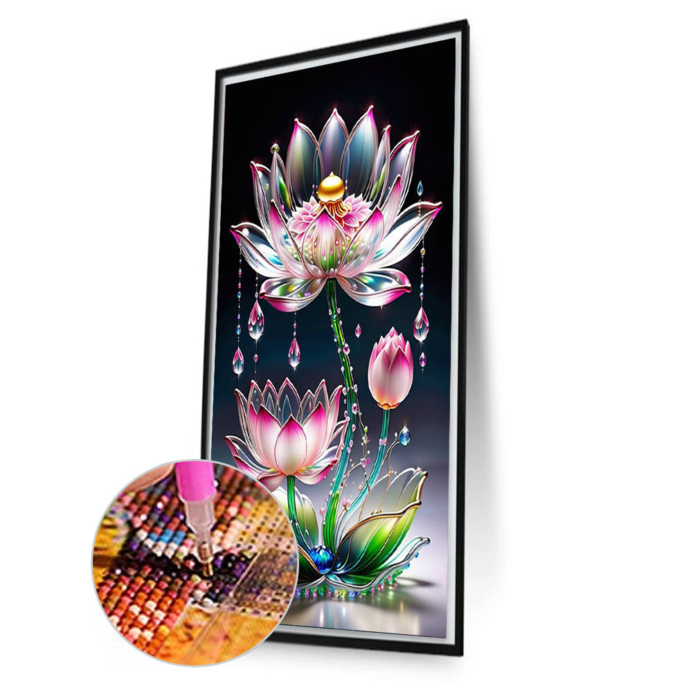 Diamond Painting - Full Square - Crystal Flowers (40*60CM)