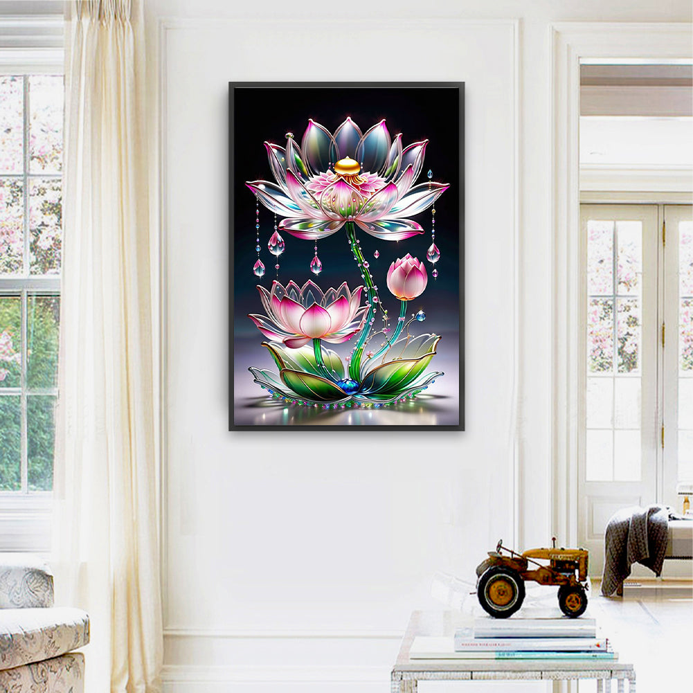 Diamond Painting - Full Square - Crystal Flowers (40*60CM)