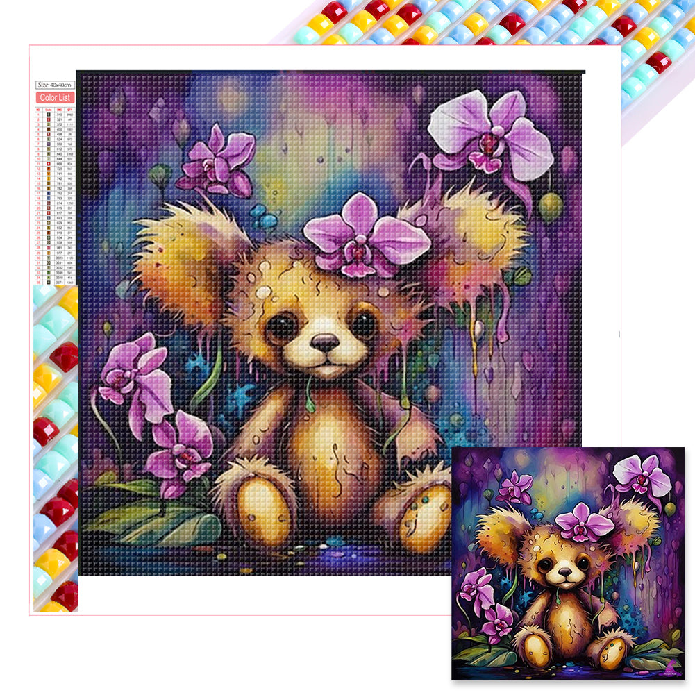 Diamond Painting - Full Square - Bear (40*40CM)