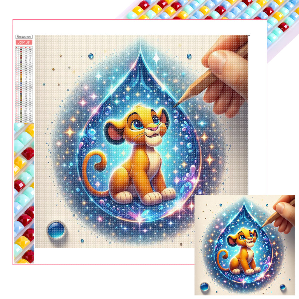 Diamond Painting - Full Square - Water Drop Painting (30*30CM)