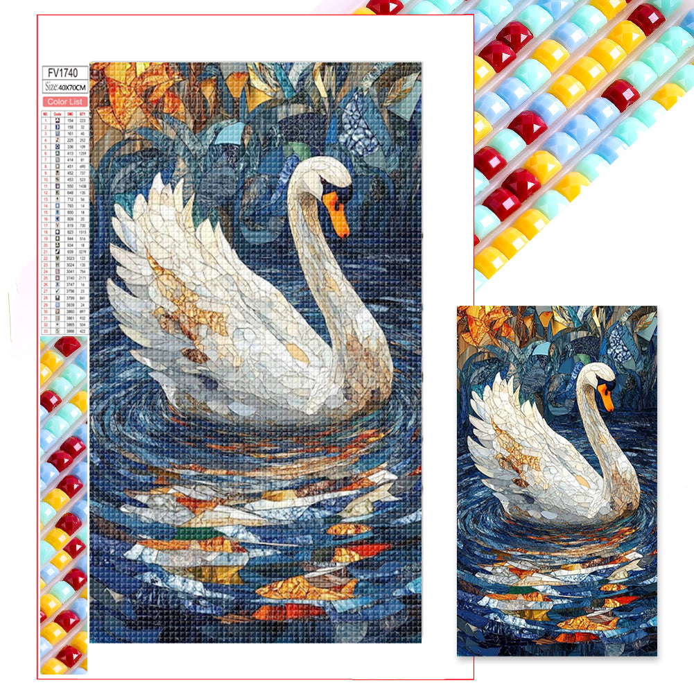 Diamond Painting - Full Square - Swan (40*70CM)