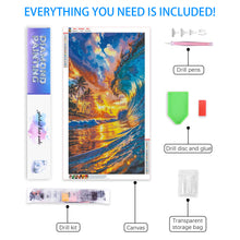 Load image into Gallery viewer, Diamond Painting - Full Round - Beach and ocean scenery(40*70cm）
