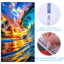 Load image into Gallery viewer, Diamond Painting - Full Round - Beach and ocean scenery(40*70cm）
