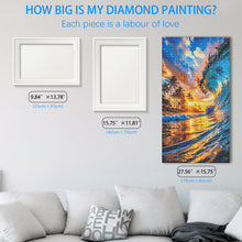 Load image into Gallery viewer, Diamond Painting - Full Round - Beach and ocean scenery(40*70cm）
