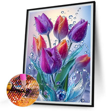 Load image into Gallery viewer, Diamond Painting - Full Round - Water Tulip (30*40CM)
