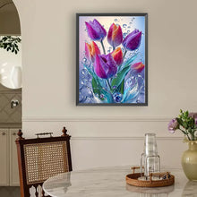 Load image into Gallery viewer, Diamond Painting - Full Round - Water Tulip (30*40CM)
