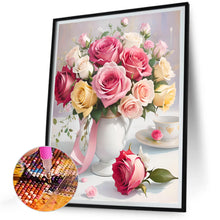 Load image into Gallery viewer, Diamond Painting - Full Round - Rose Vase (30*40CM)
