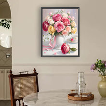 Load image into Gallery viewer, Diamond Painting - Full Round - Rose Vase (30*40CM)
