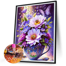 Load image into Gallery viewer, Diamond Painting - Full Round - Ladybug Cup Flower (30*40CM)
