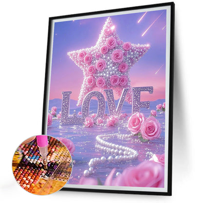 Diamond Painting - Full Round - Star Rose (30*40CM)