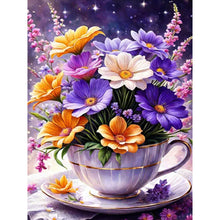 Load image into Gallery viewer, Diamond Painting - Full Round - Porcelain Cup Bouquet (30*40CM)
